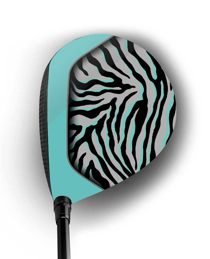 Teal Zebra